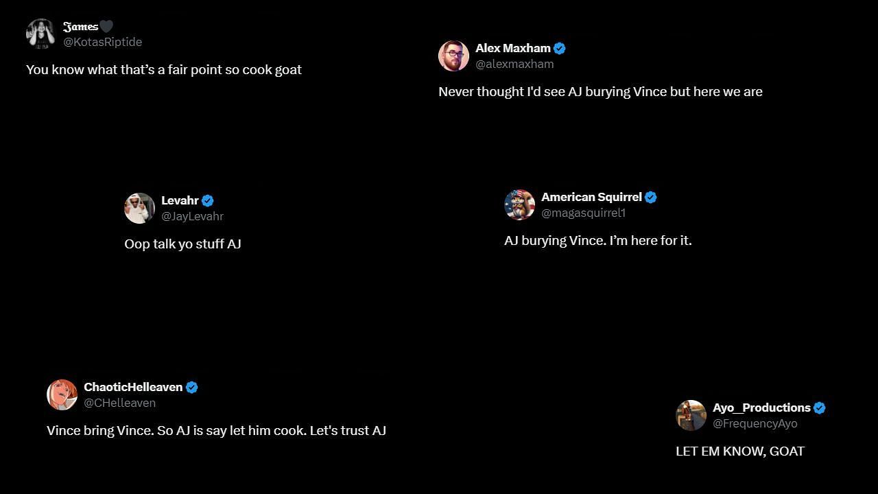 Fans react to AJ Styles bashing Vince McMahon (via X)